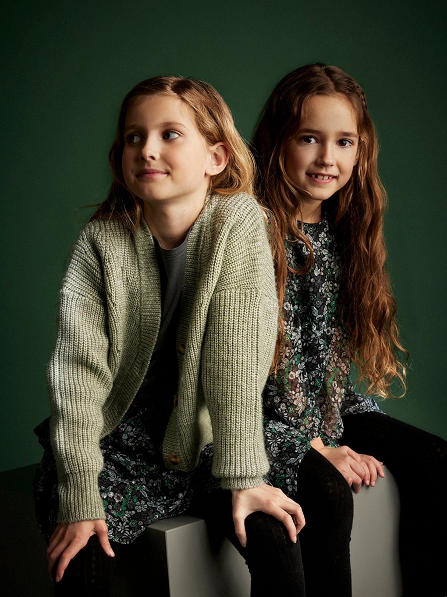 Creamie Strik Cardigan - Iceberg Green
