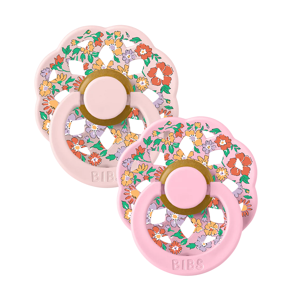 BIBS Liberty Boheme 2 pak Oskar Meadow Latex str.2 - Blossom Mix
