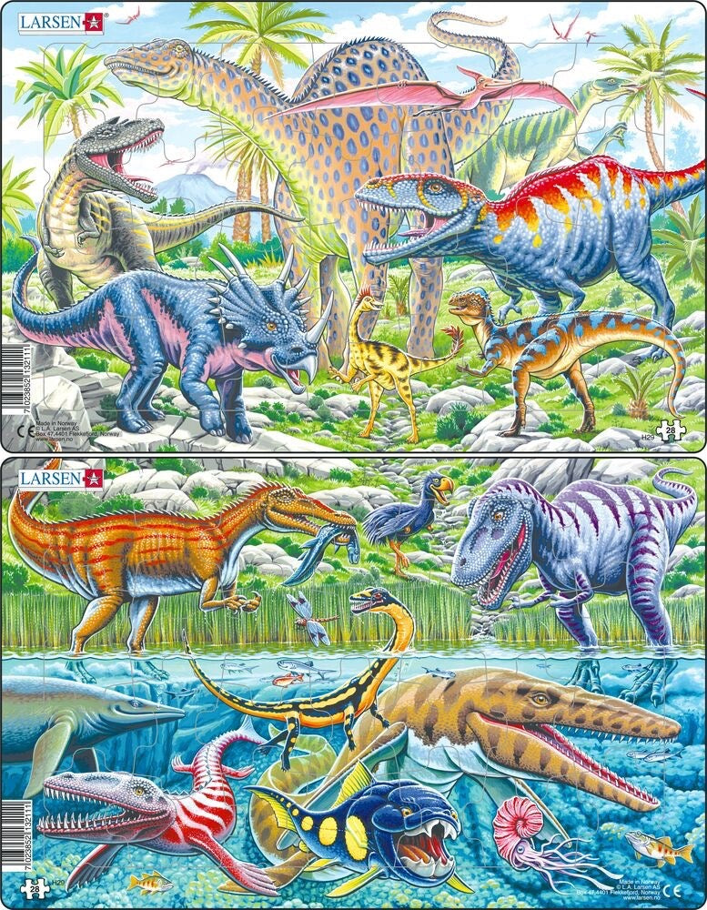 Larsen Puslespil - DINO VILDE LIV