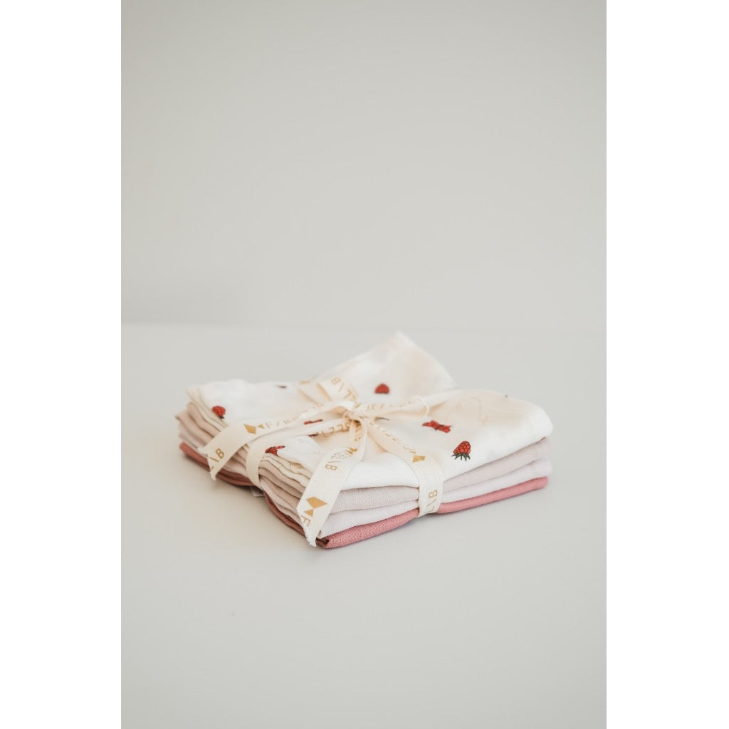 Fabelab stofbleer 4-pak "into the garden" - Peach Whip