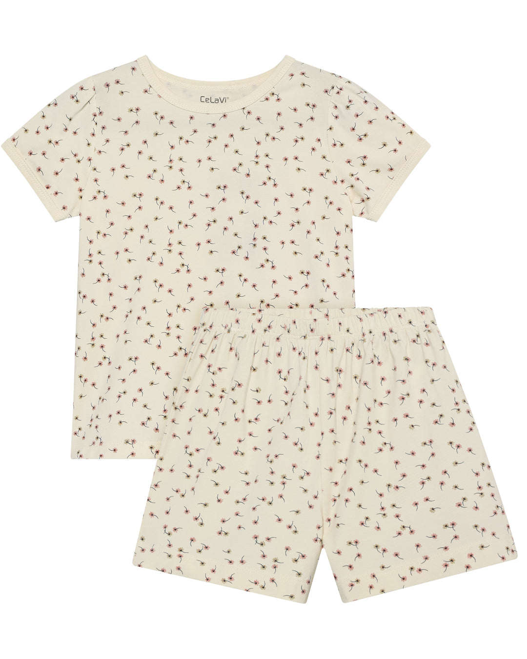 CeLaVi Sommer Pyjamas Set - Shadow Gray