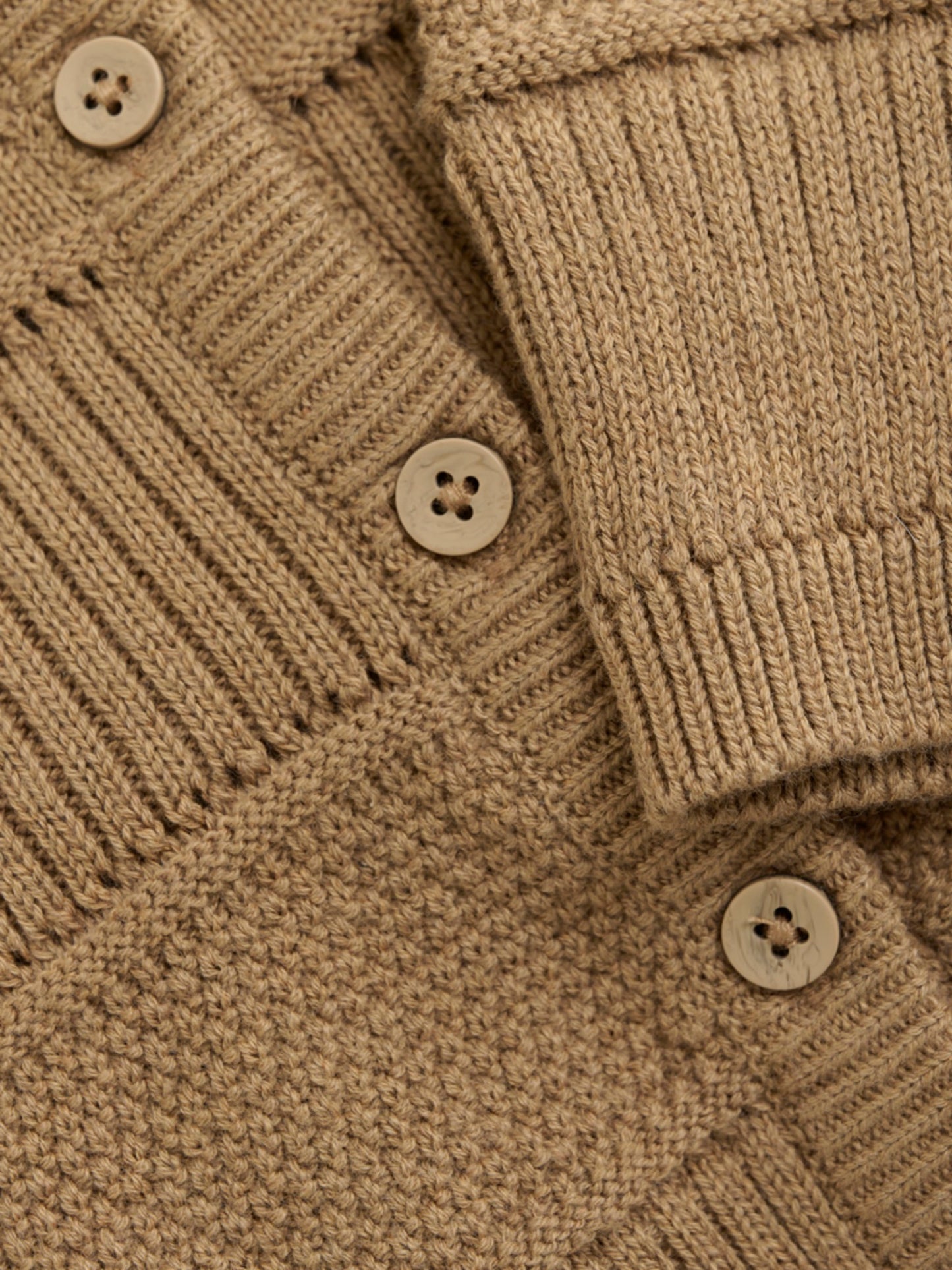 Minymo strik Cardigan - Tigers Eye