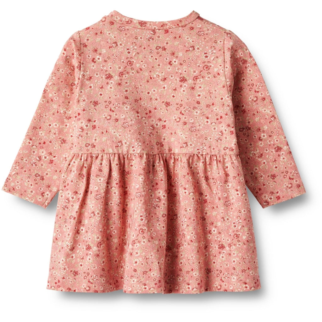 Wheat Sessa Kjole LS - Rosette flowers