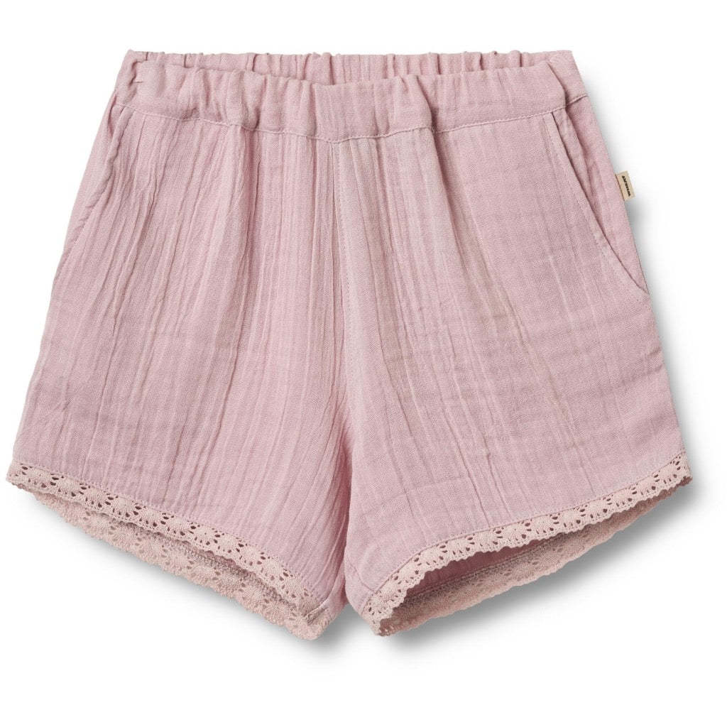 Wheat Ellen Lace Shorts - Lavender Mist