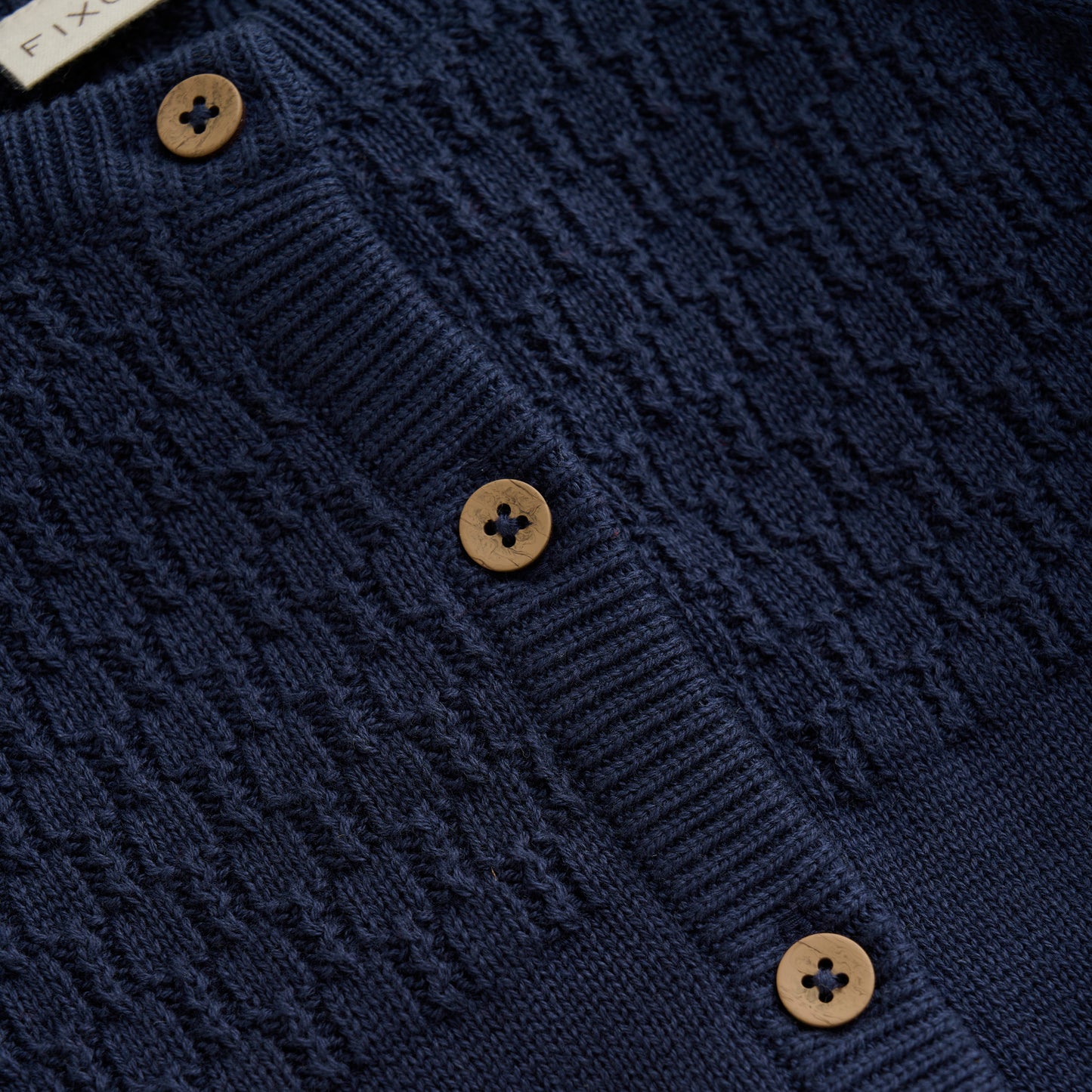 Fixoni Strik Cardigan - Navy Blazer