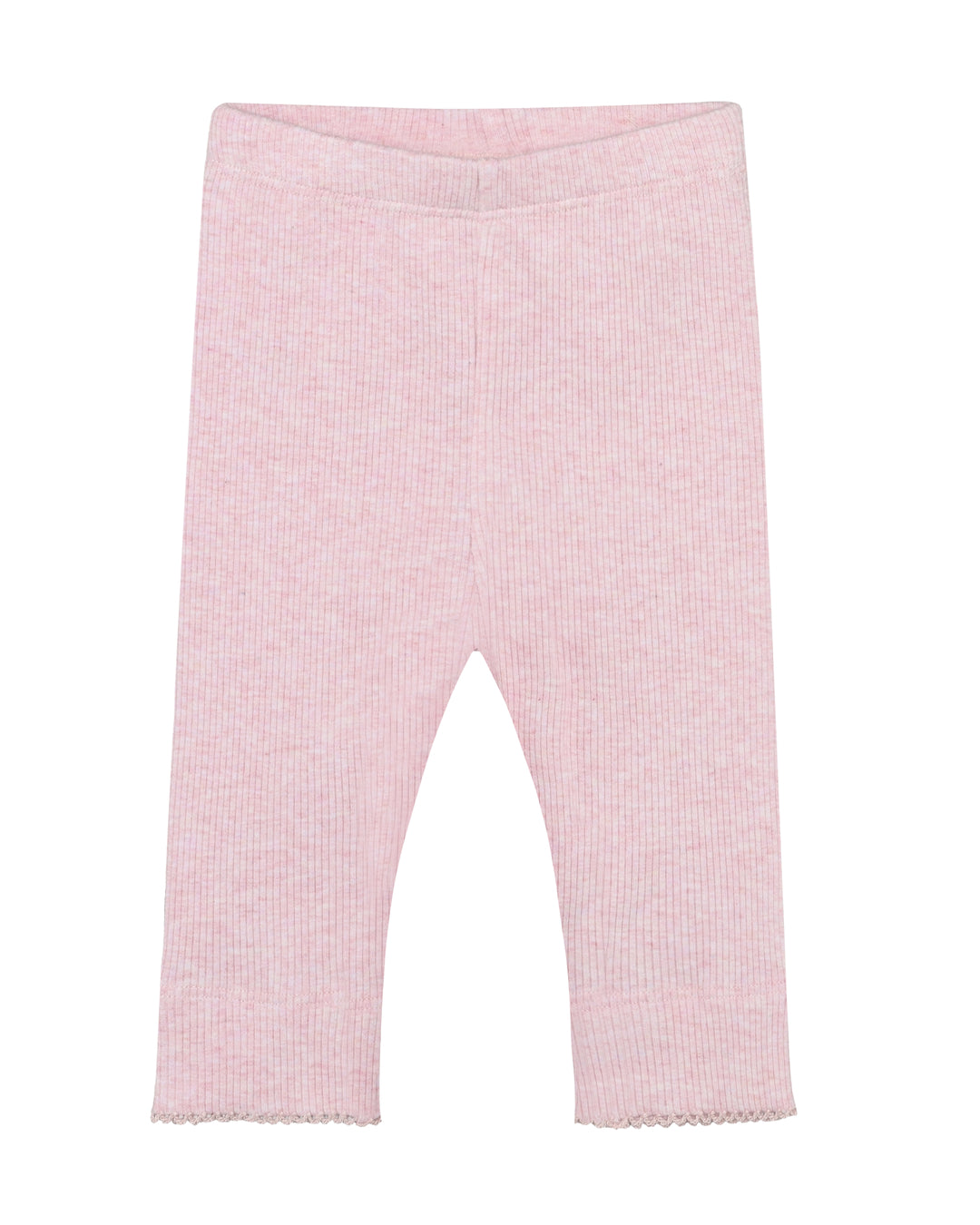 Fixoni  Melange rib Leggings - Bleached Mauve