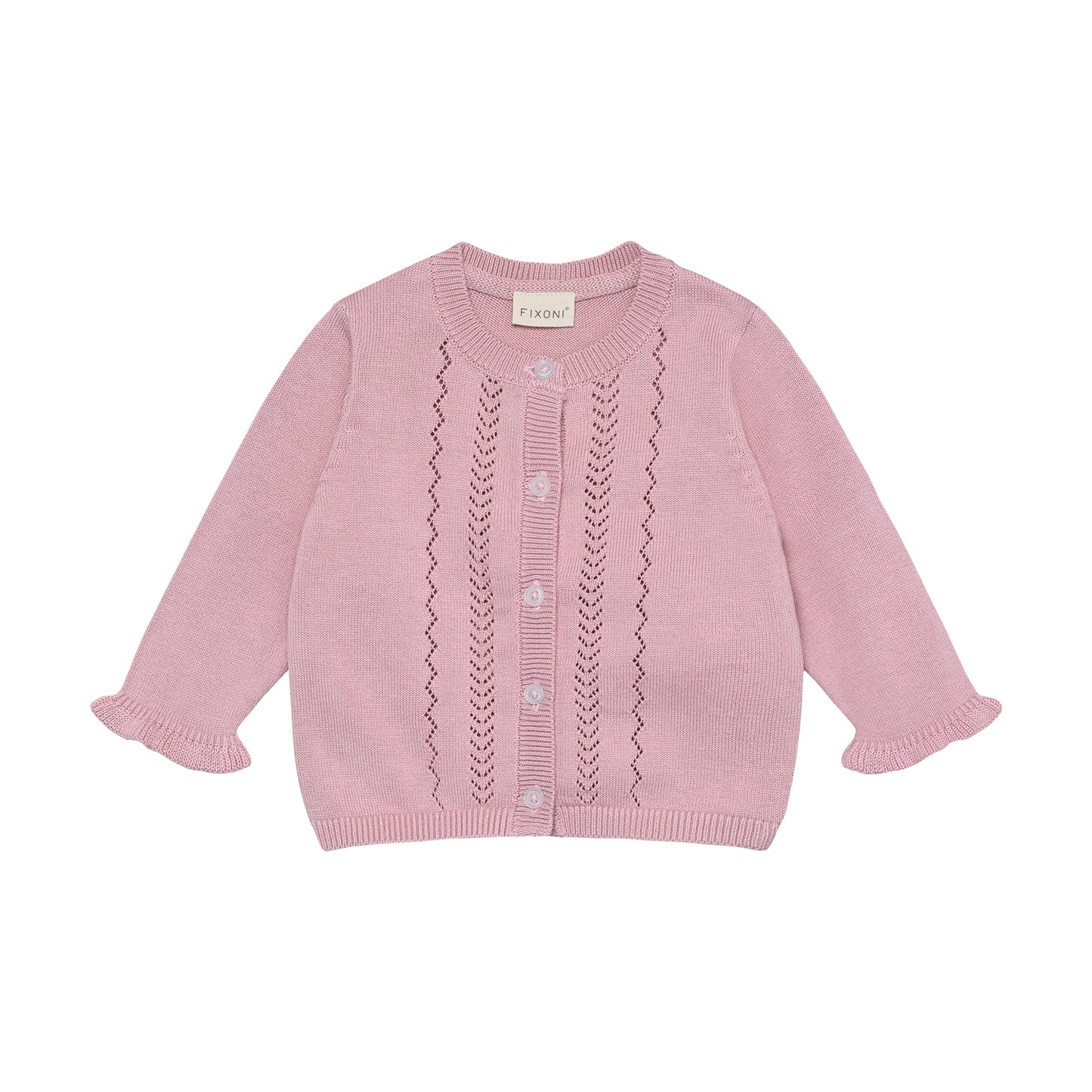 Fixoni strik Cardigan - Bleached Mauve