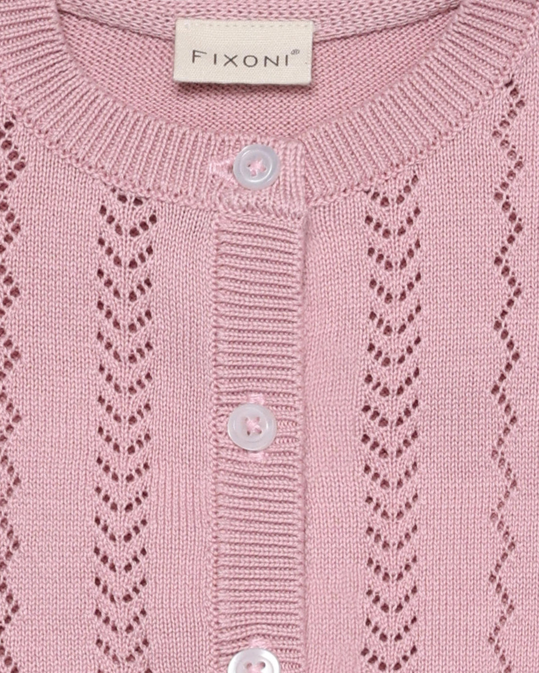 Fixoni strik Cardigan - Bleached Mauve