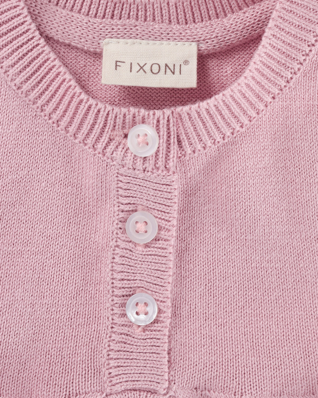 Fixoni strik Kjole SS - Bleached Mauve