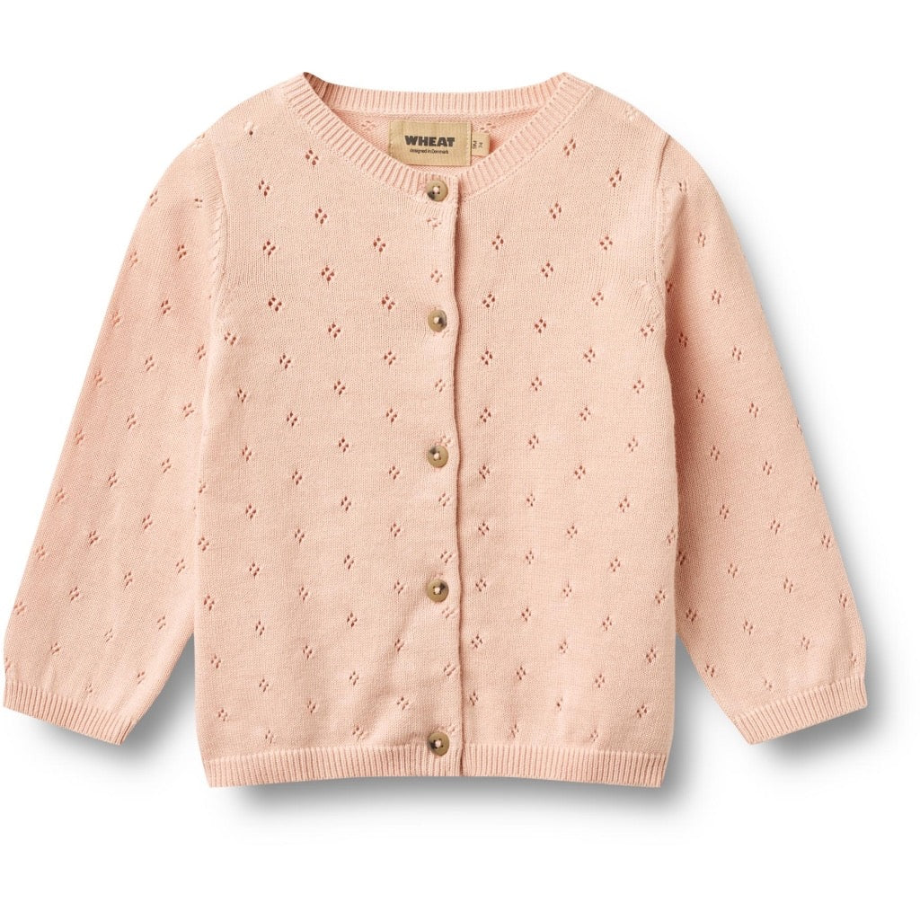 Wheat Maia strik Cardigan - Powder