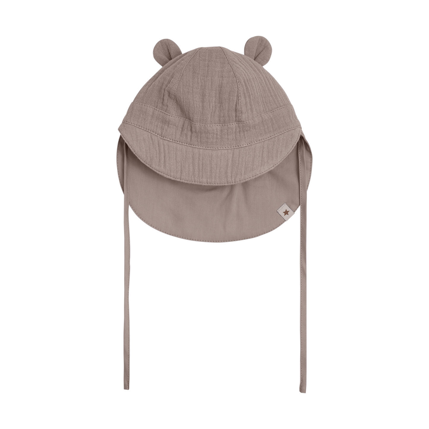HUTTEliHUT Muslin Sommerhat med ører - Moon Rock