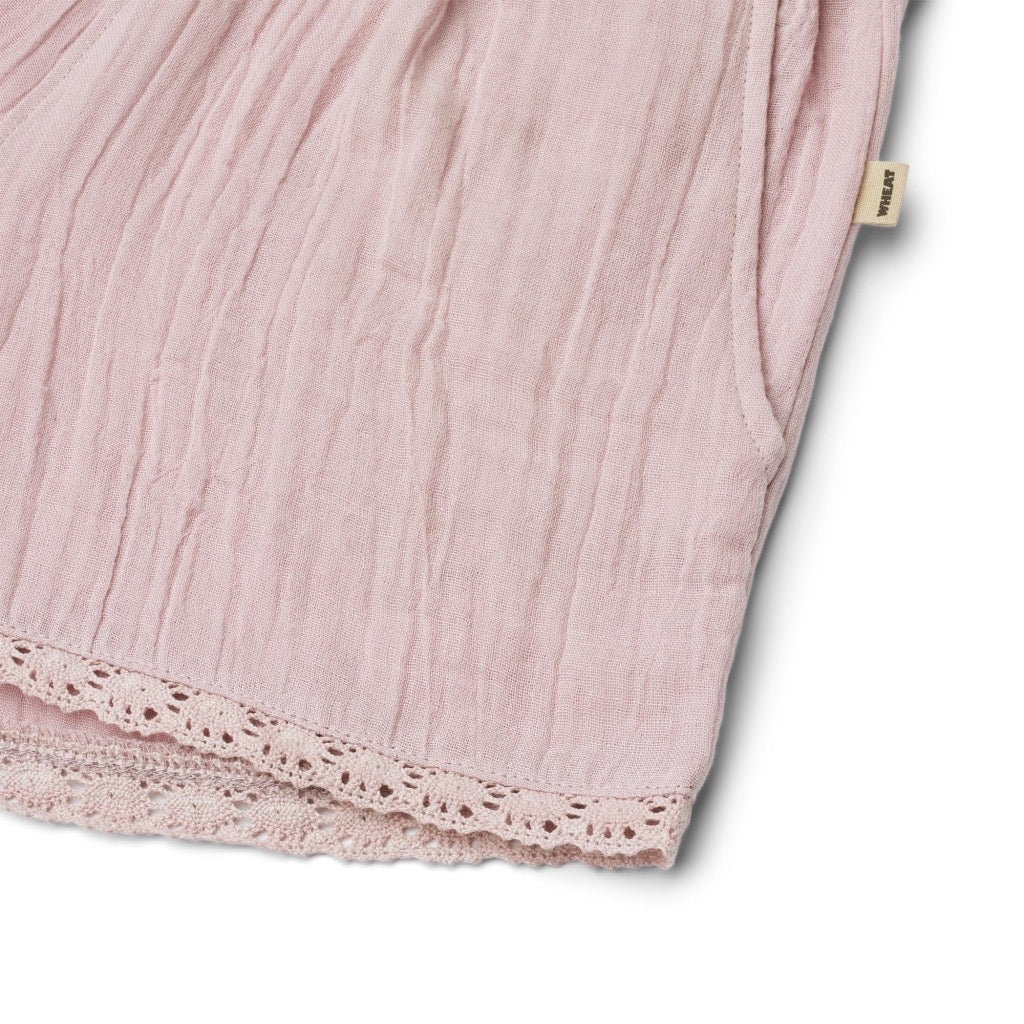Wheat Ellen Lace Shorts - Lavender Mist