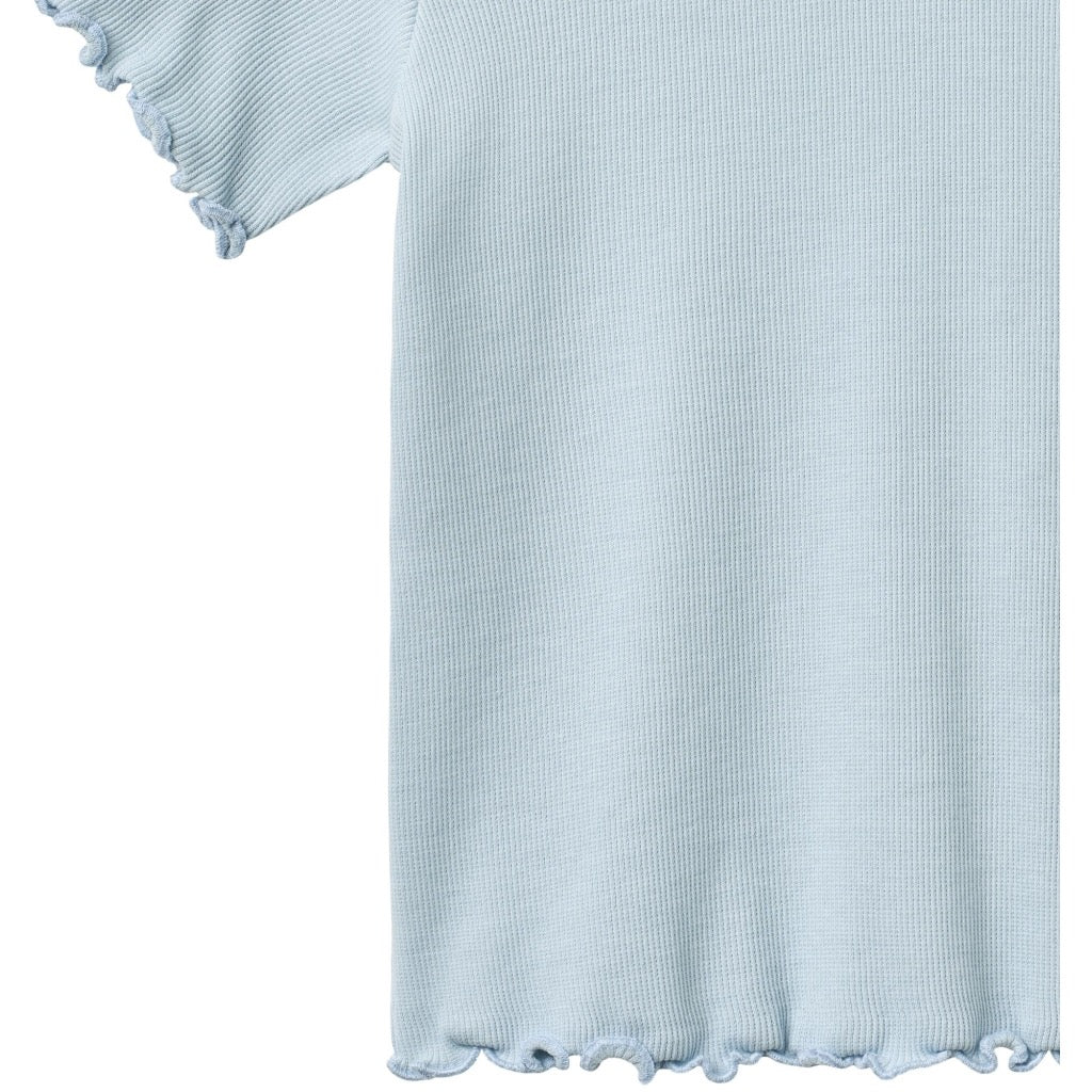 Wheat Alicia Rib T-shirt SS - Summer sky
