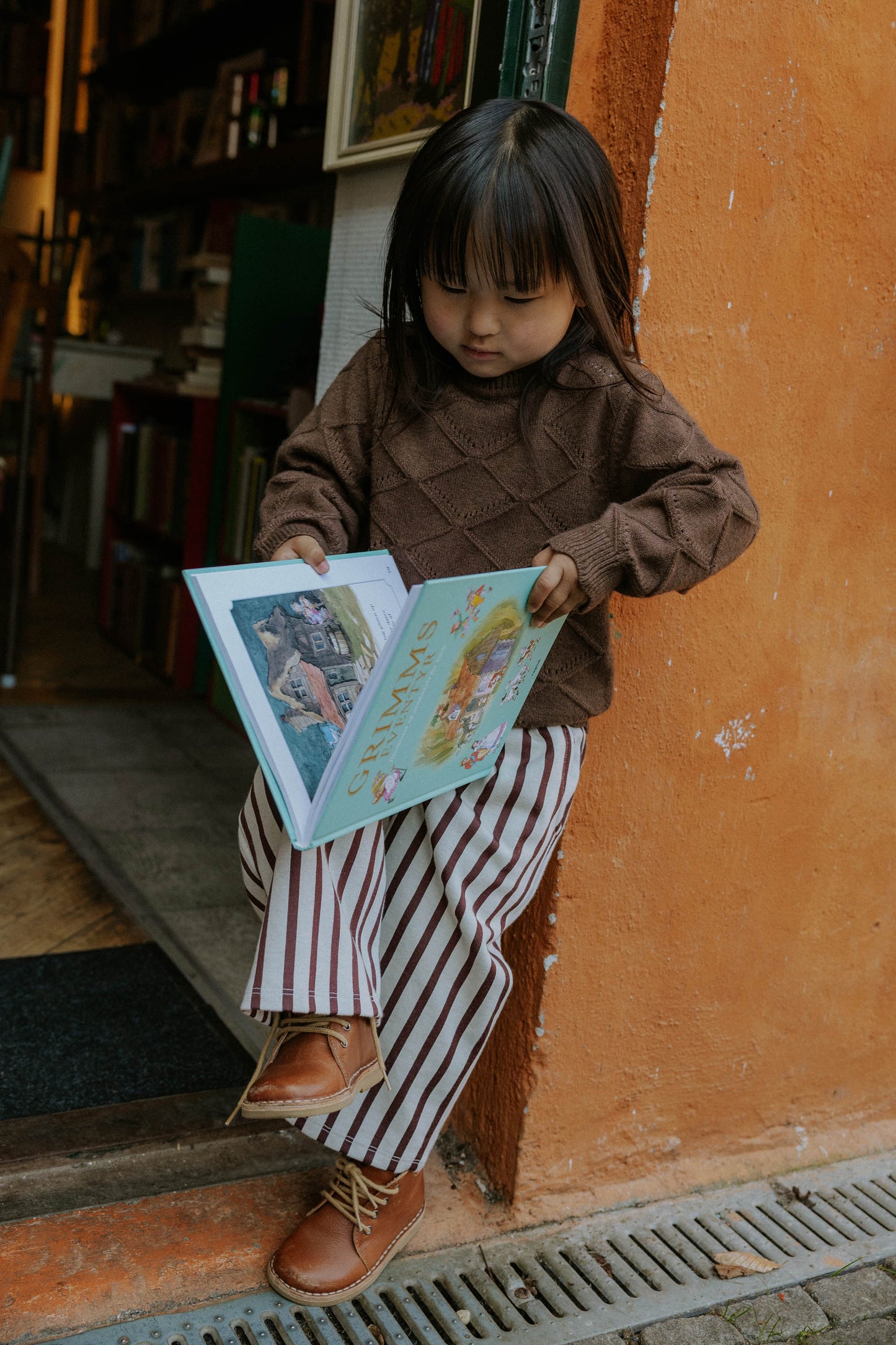 Fliink Elly Bukser - Sandshell Stripe