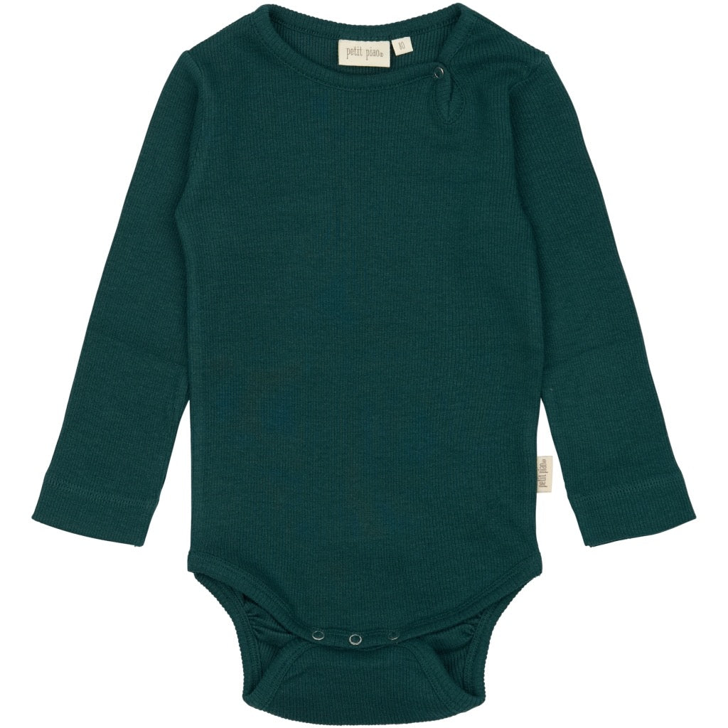 Petit Piao Body L/S Modal - Dark Sea
