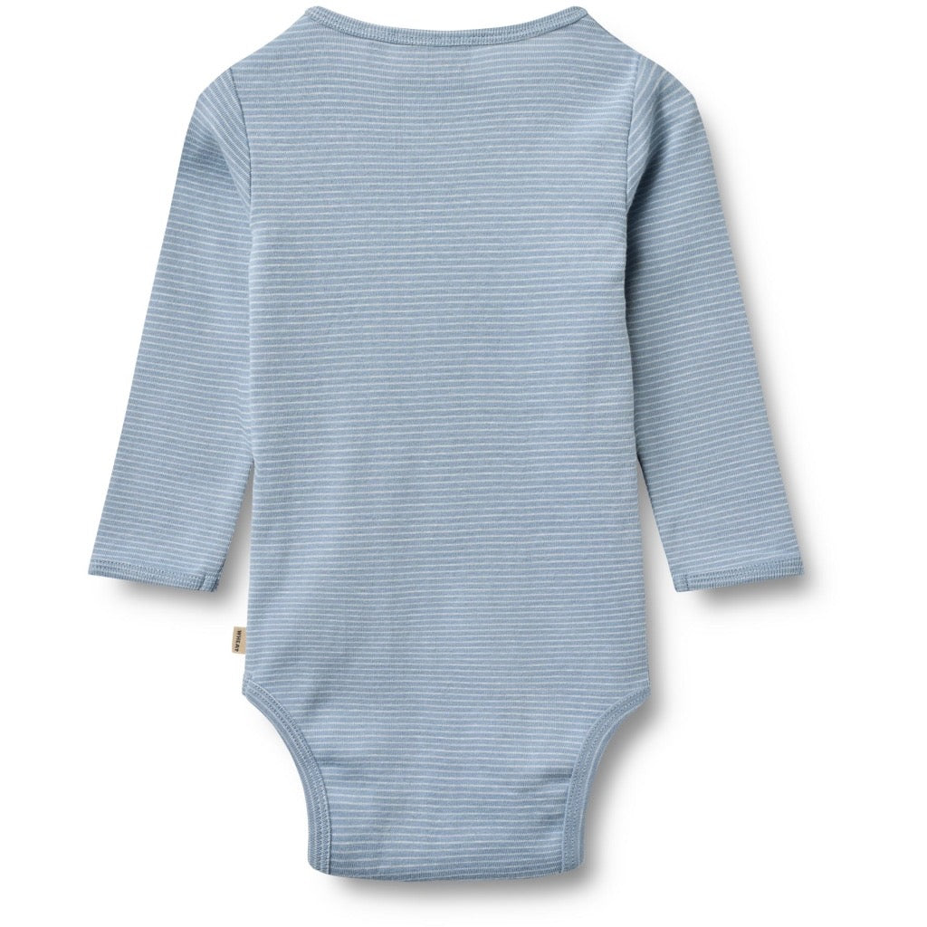 Wheat Berti Body L/S - Faded blue stripe
