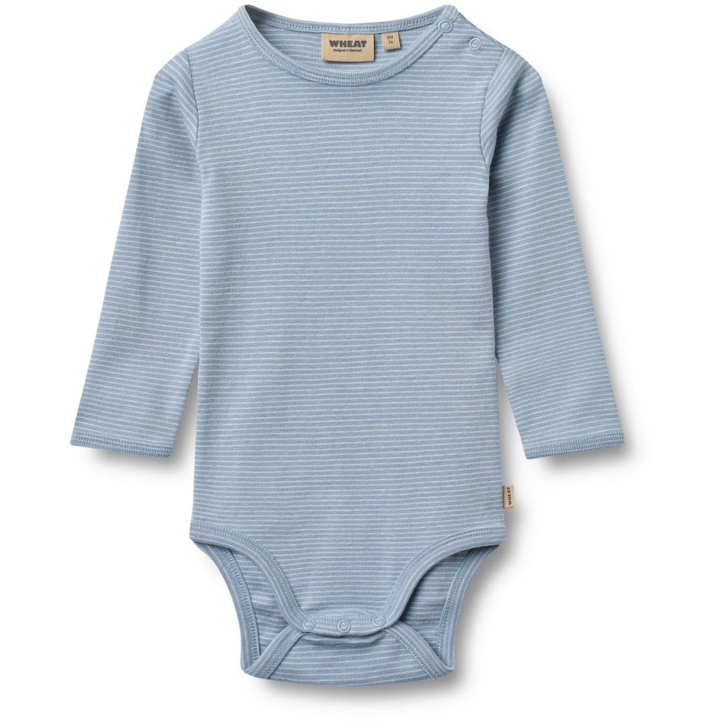 Wheat Berti Body L/S - Faded blue stripe