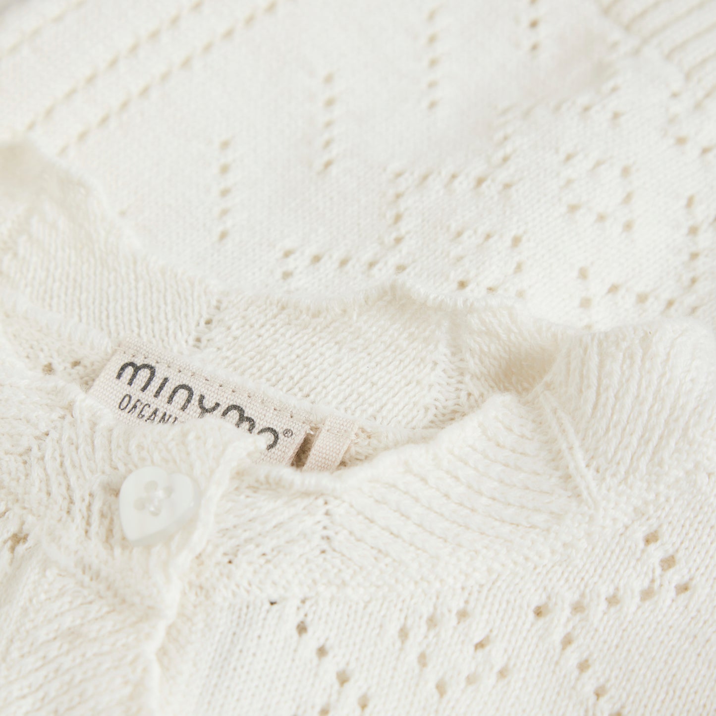 Minymo Cardigan Strick-Snow White