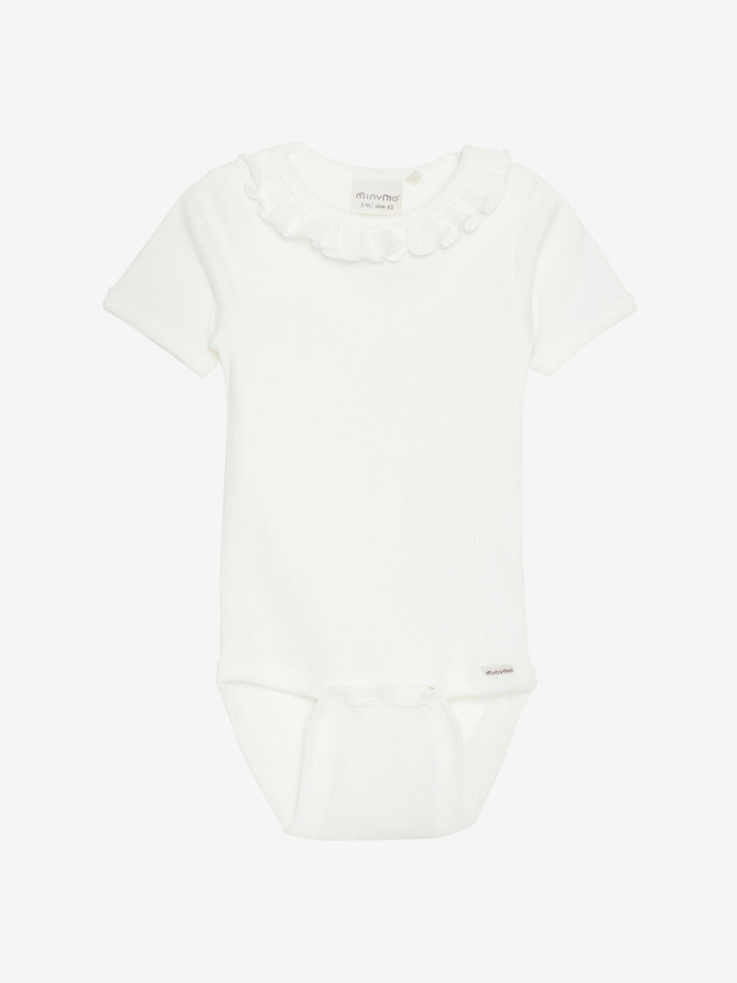 Minymo Rib Body SS - Snow White