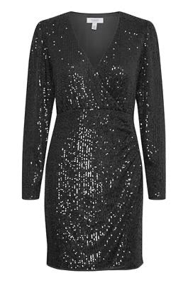 b.young Solia Wrap Kjole - Black