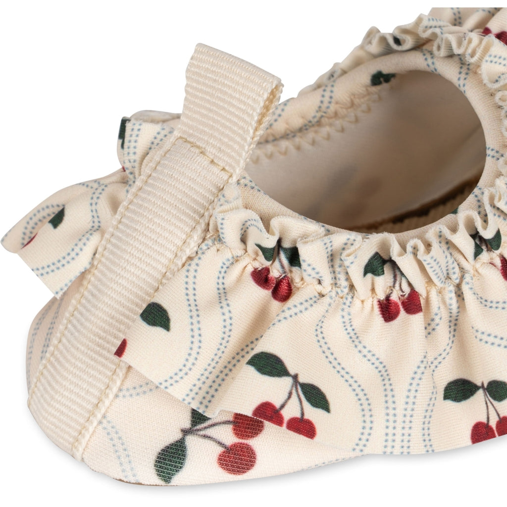 Konges Sløjd MANUCA Badesko - CHERRY MOTIF