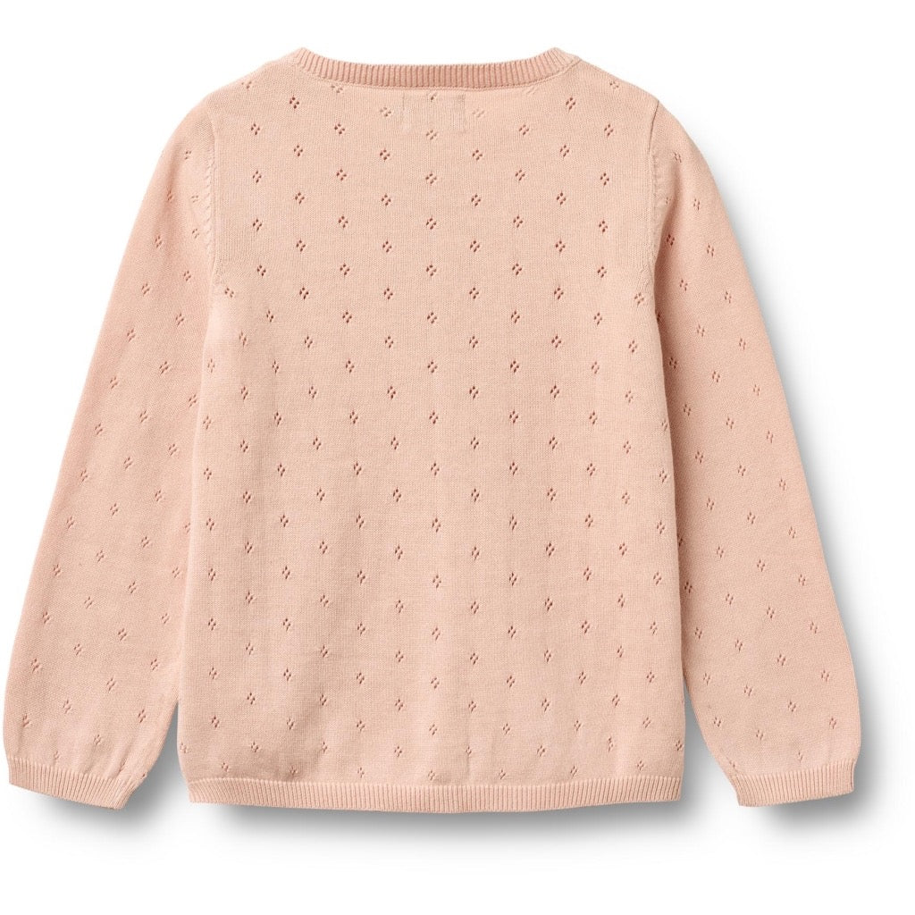 Wheat Maia Strik Cardigan - Powder
