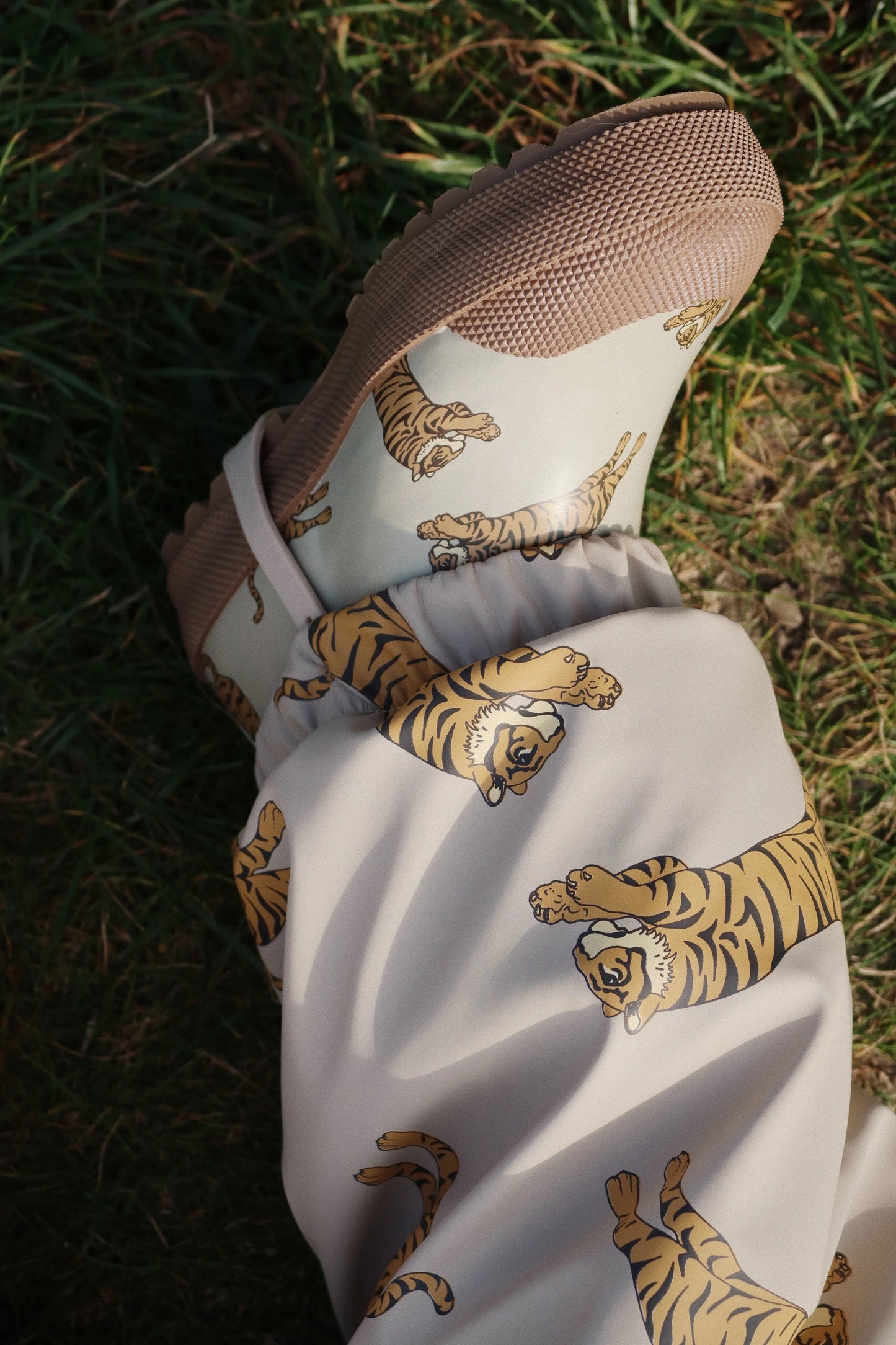 Konges Sløjd Gummistiefel mit Futter - Tiger