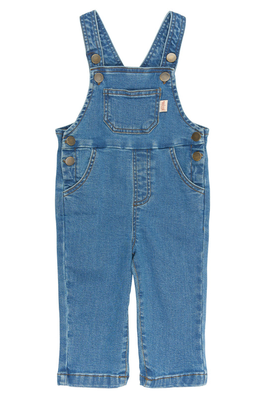 Petit Piao Elm Denim Overalls - Light blue denim