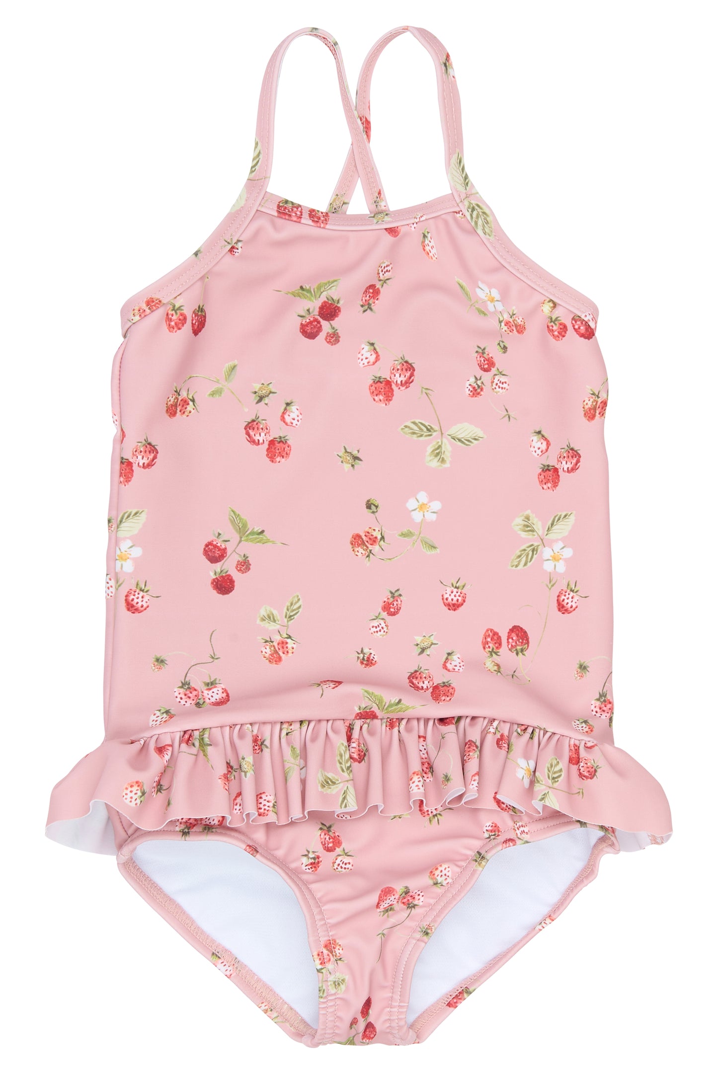 Petit Piao Em Badedragt - Misty Rose Strawberry