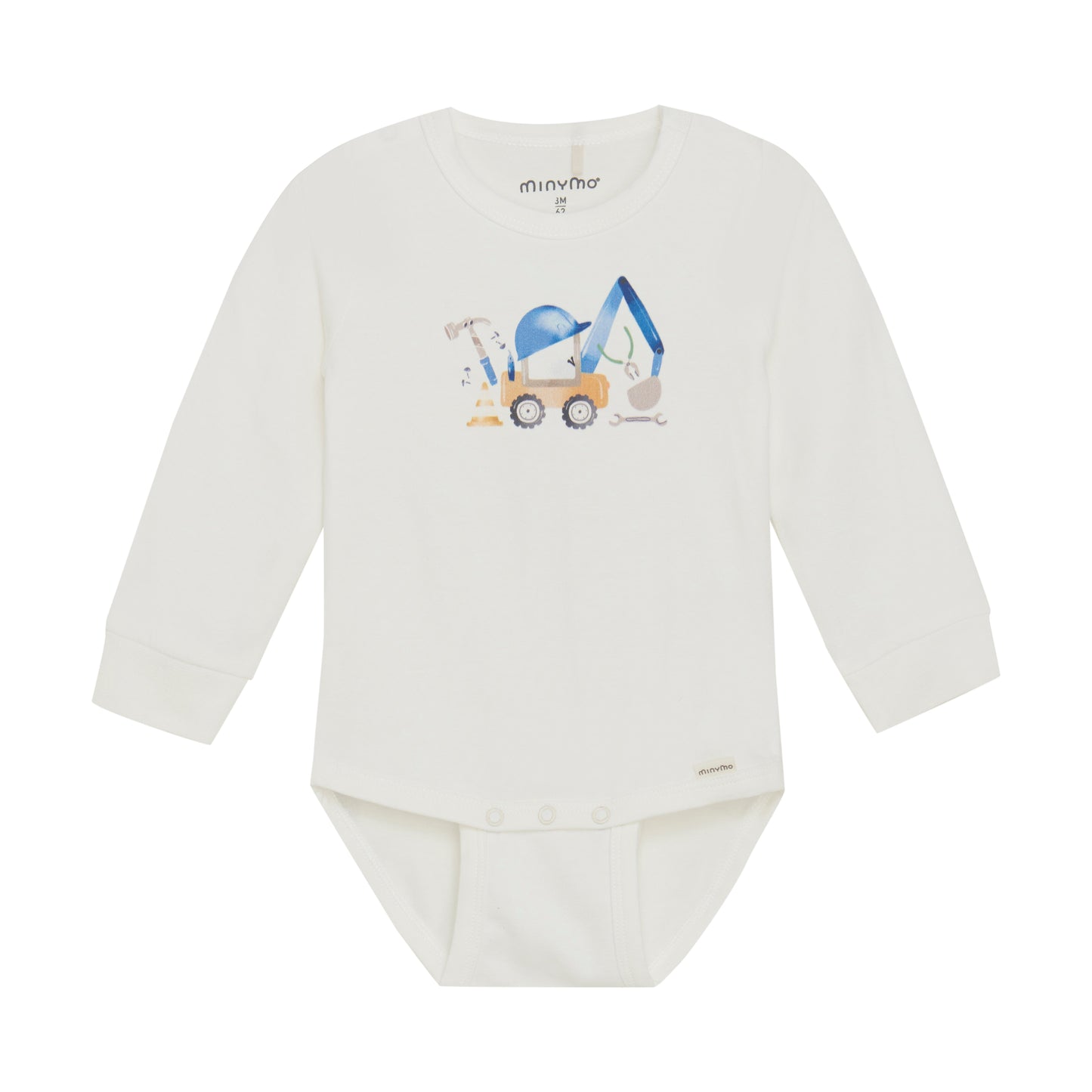 Minymo Body LS - Marshmallow White