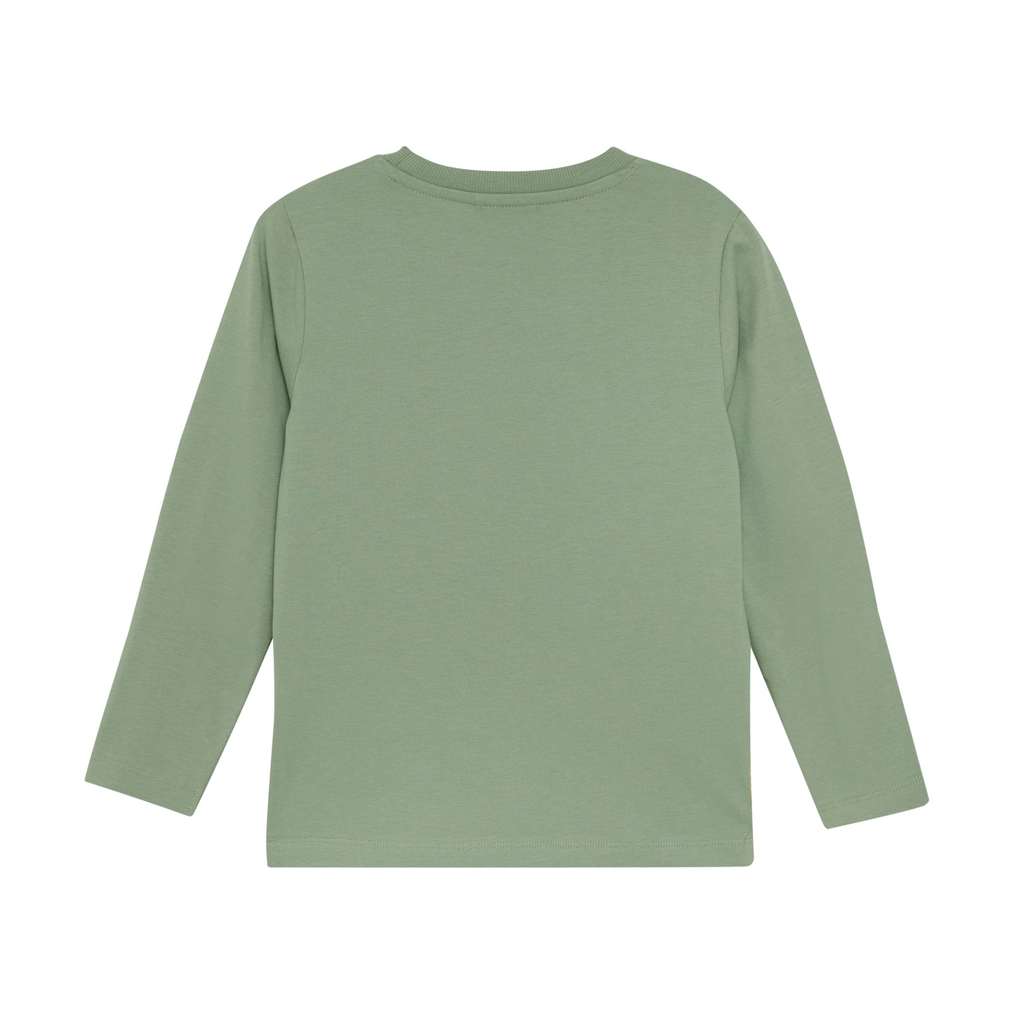 Minymo T-shirt LS m.traktor - Hedge Green