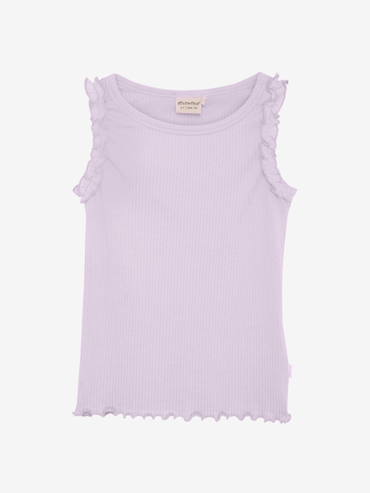 Minymo Rib Top – Orchideenblütenblatt