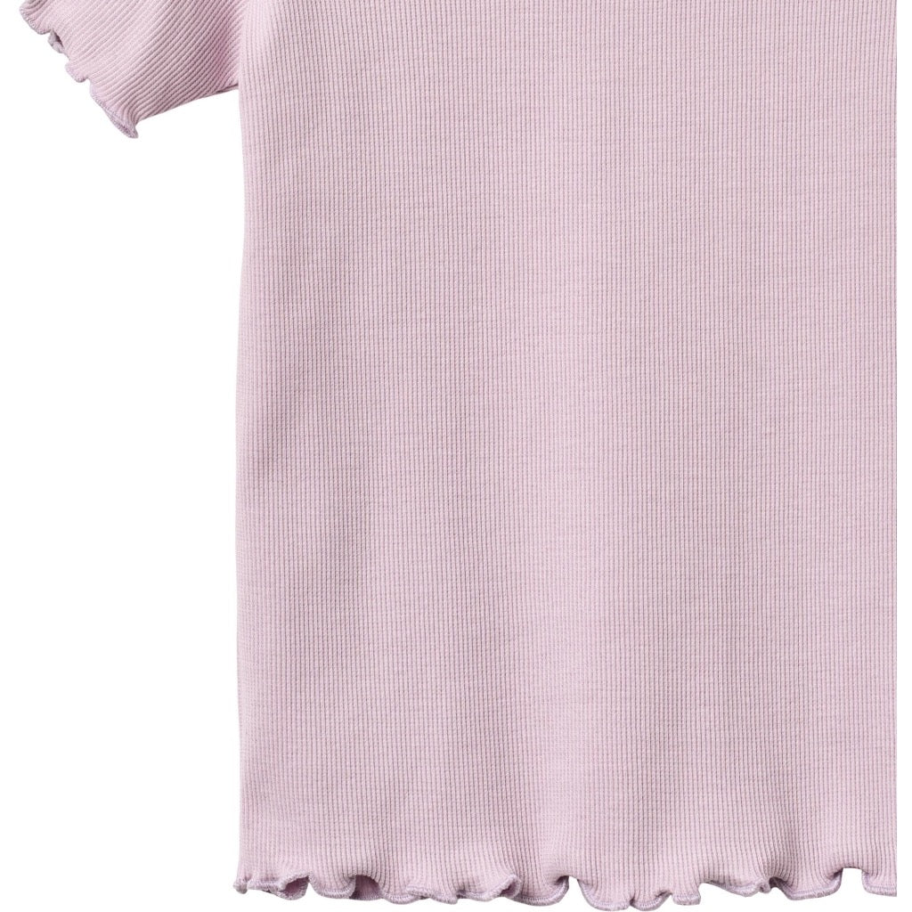 Wheat Alicia Rib T-shirt SS - Powder