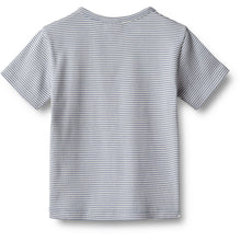 Lade das Bild in den Galerie-Viewer, Wheat Lumi T-Shirt – Blau gestreift
