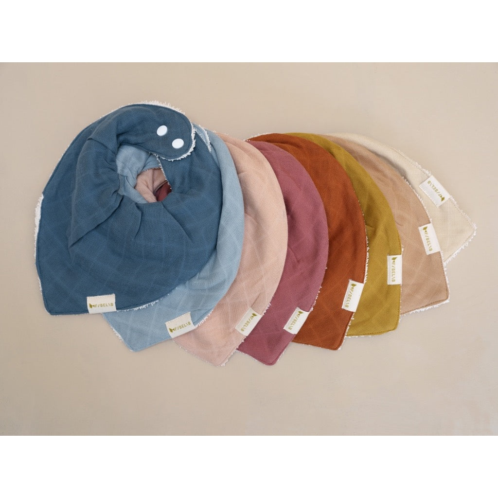 Fabelab Bandana Bib 2 pak - Blue Spruce