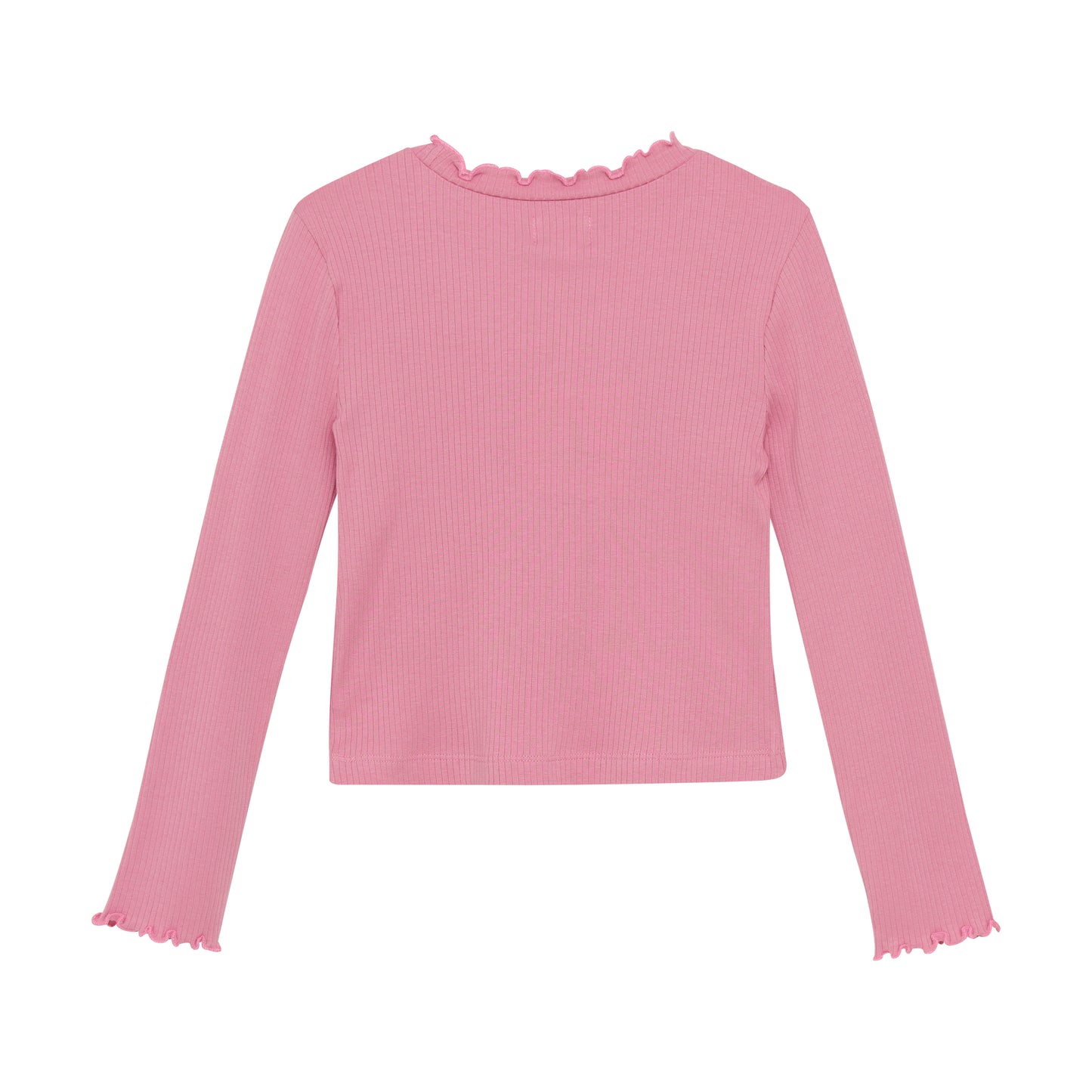 Creamie. T-shirt LS Rib - Wild Rose
