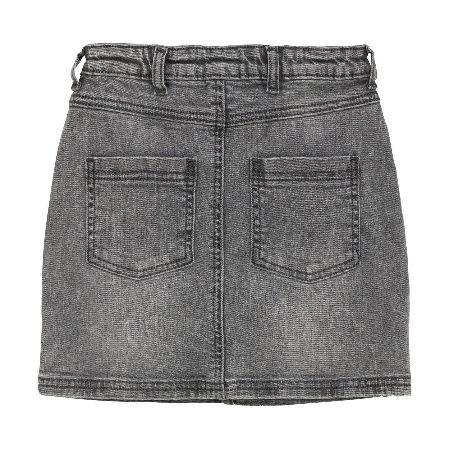 Creamie Denim Nederdel - Light Grey Denim