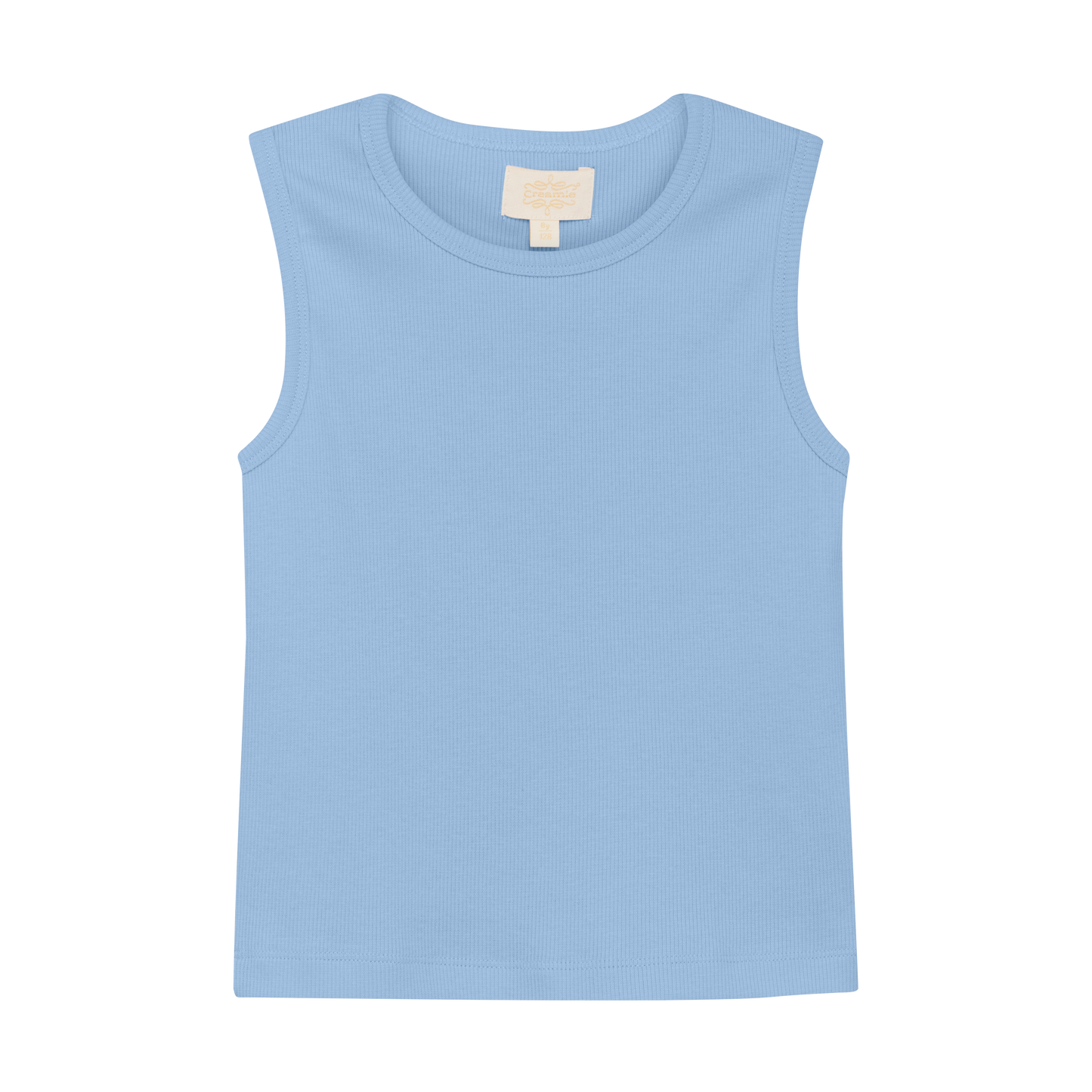 Creamie rib Top - Blue Lustre