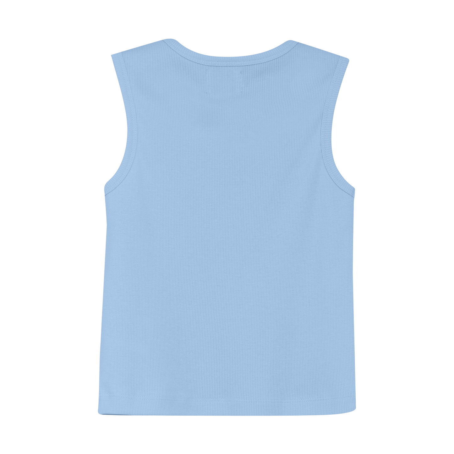 Creamie rib Top - Blue Lustre