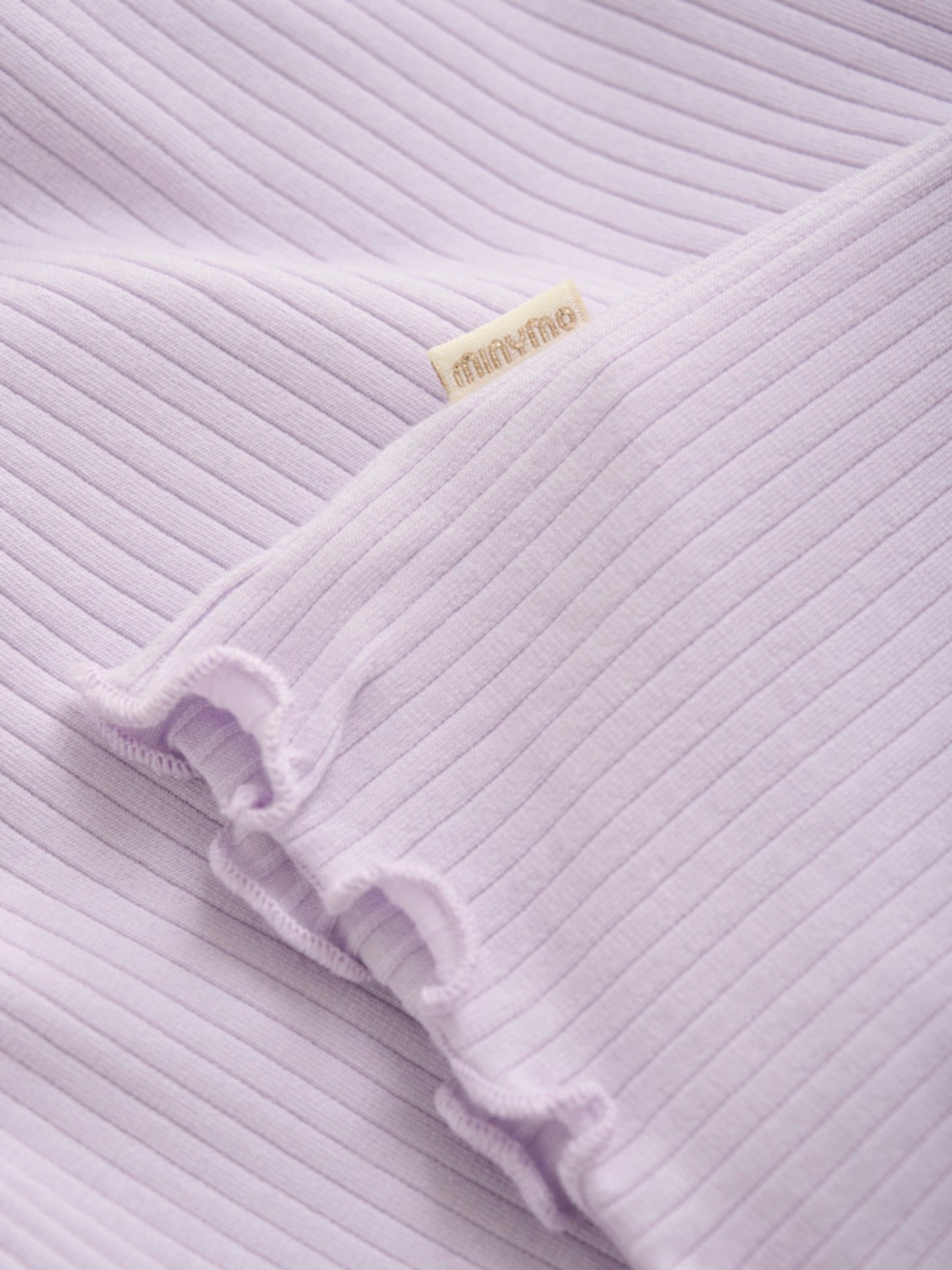 Minymo Rib Top – Orchideenblütenblatt