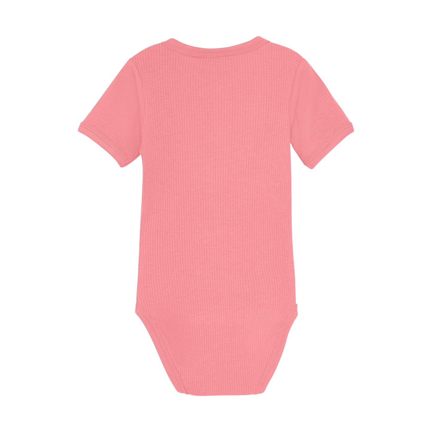 Minymo rib Body SS - Strawberry Pink