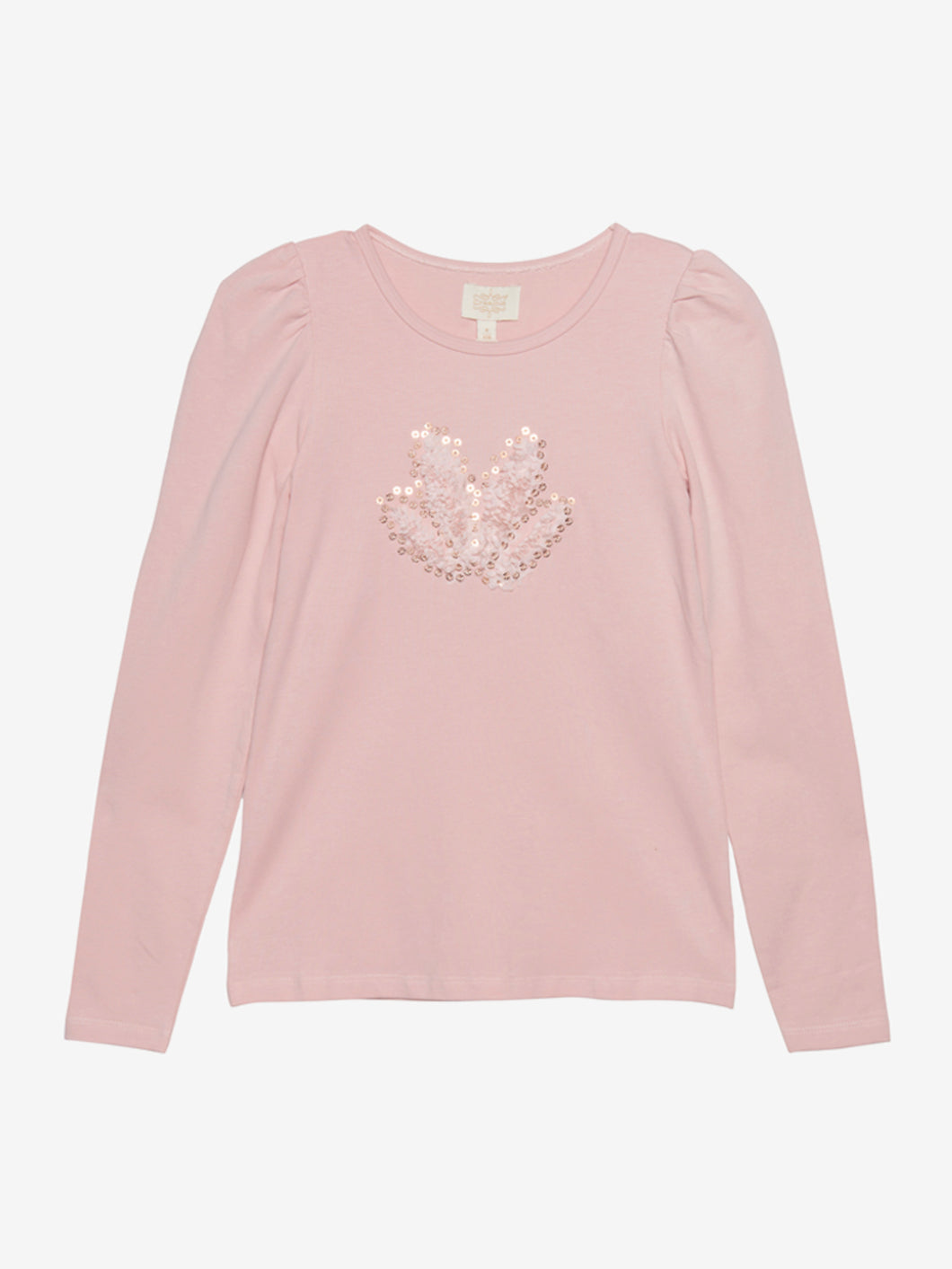 Creamie T-Shirt LS--Silver Pink