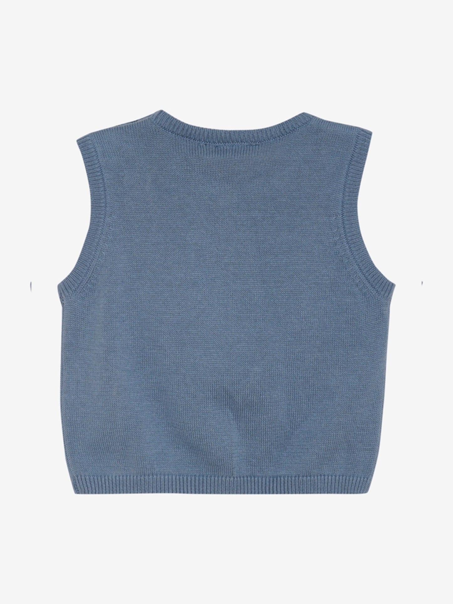 Minymo Strickweste – China Blue