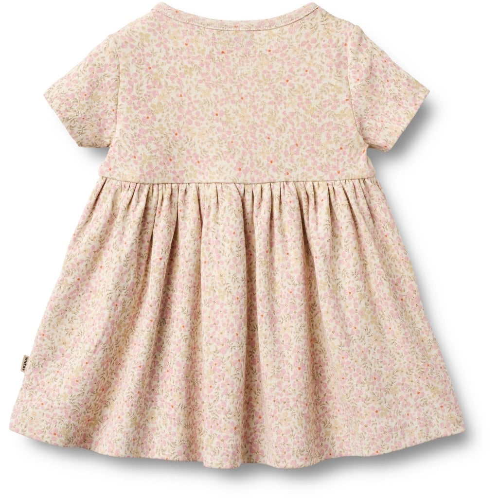 Wheat Nova Jersey Kjole S/S - Coral flowers