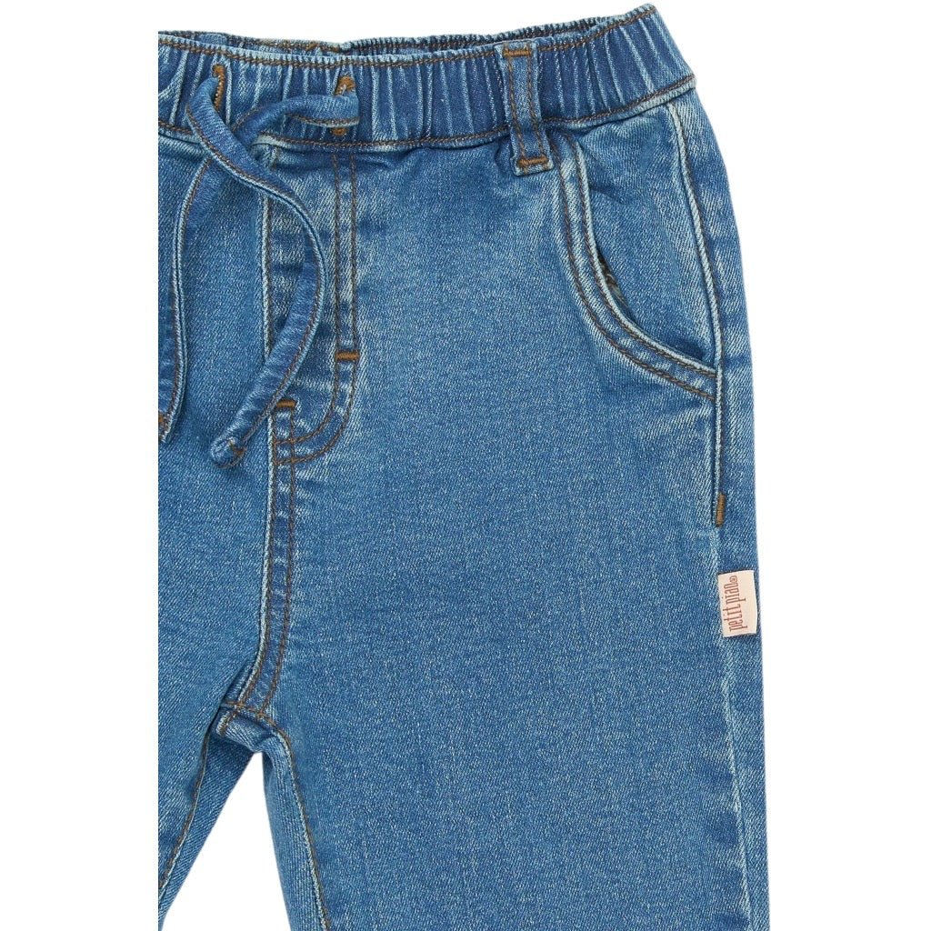 Petit Piao Elm Denim Pants - Light blue denim