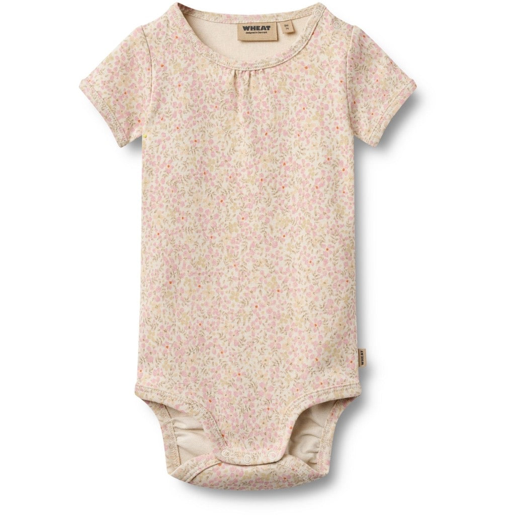 Wheat Linette Body S/S - Coral flowers