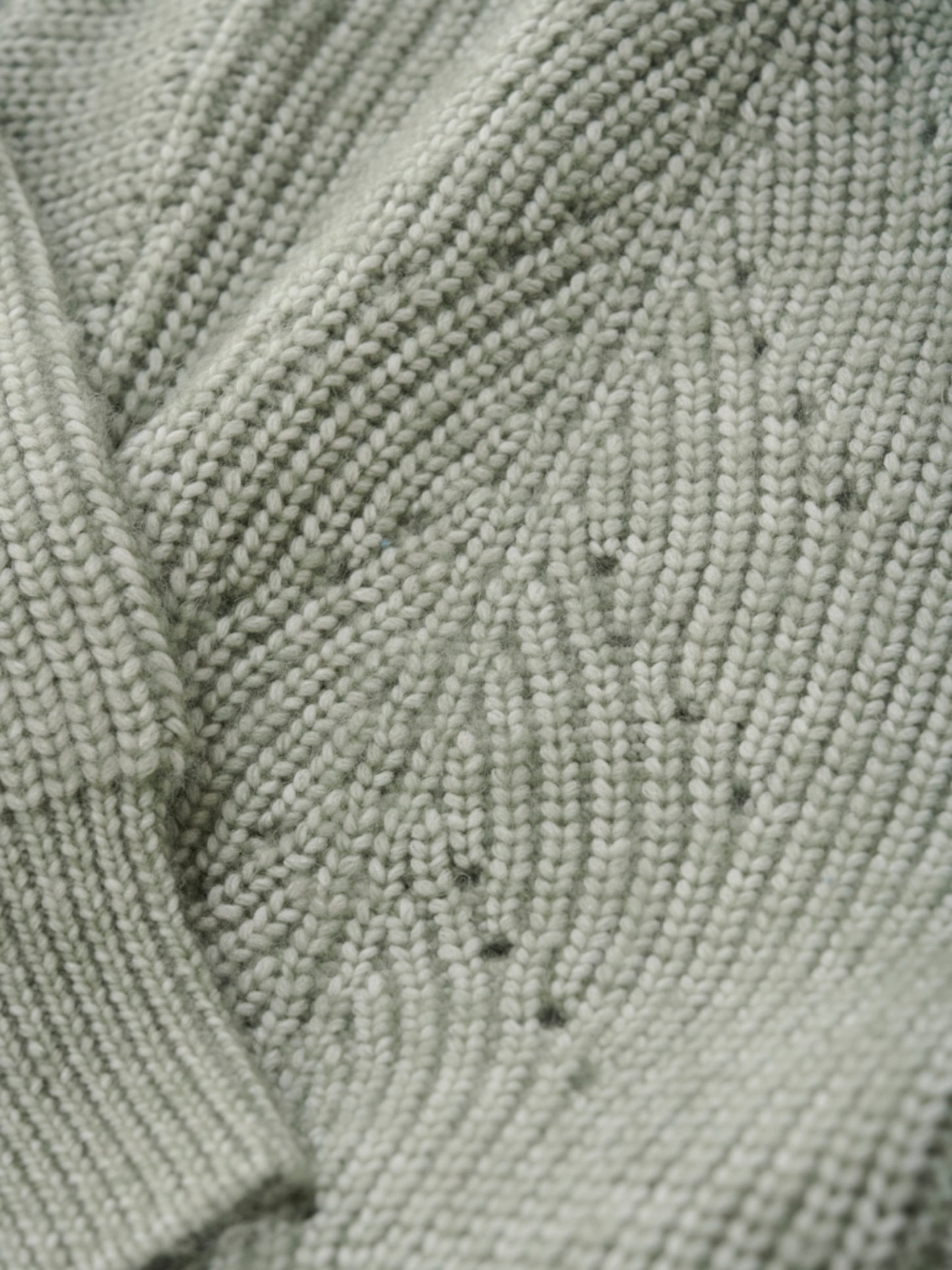 Creamie Strik Cardigan - Iceberg Green