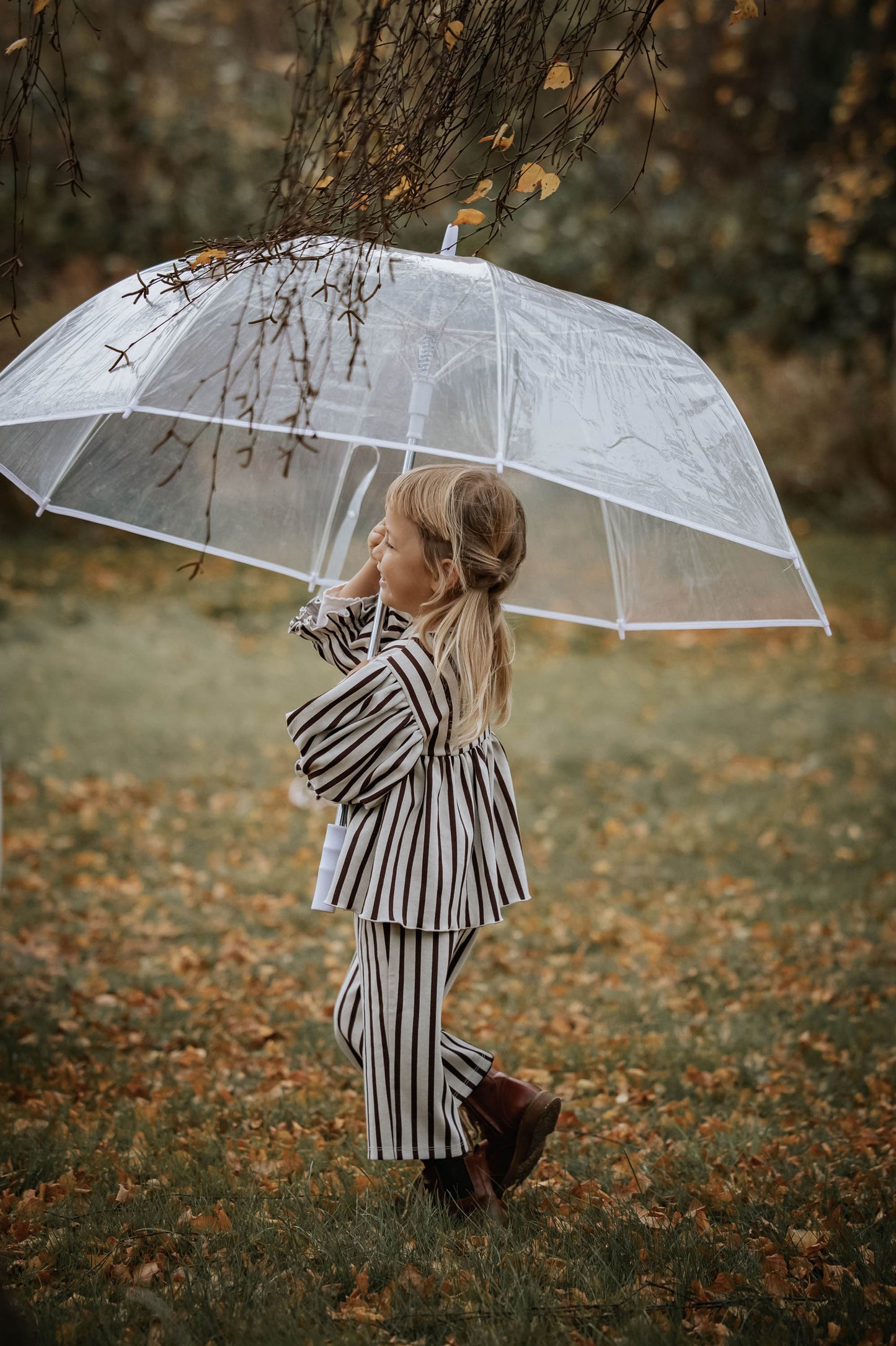 Fliink Elly Bluse - Sandshell Stripe