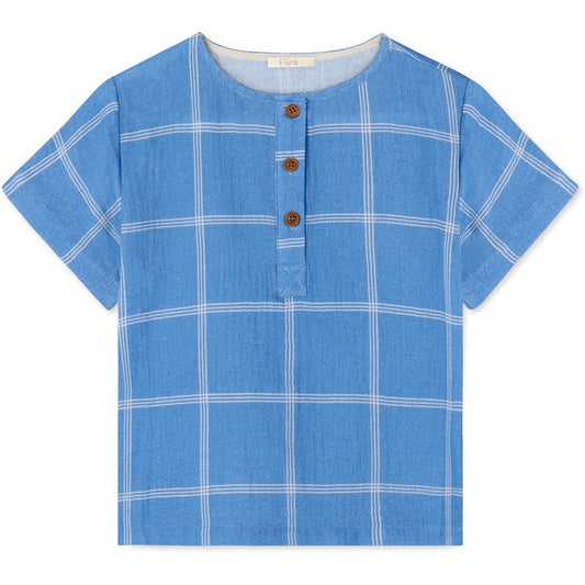 Fliink Cha Cha T-shirt SS - Marina Check