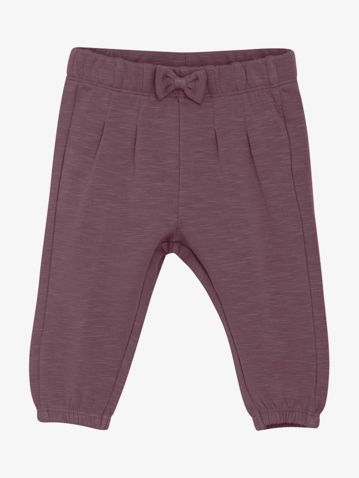 Minymo Sløjfe Bukser - Black Plum
